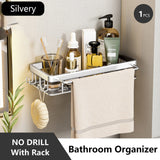 Bathroom Storage Rack Stainless Steel Anti Rust Storage Shower Rack Suction Cup Storage Rack Household Storage Appliances