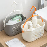 Plastic Hanging Basket Storage Bin Hanging Shower Caddy Organizer Basket with Hook for Pantry Bathroom Dorm Room