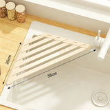 Foldable Drain Rack Kitchen Sink Organizer withTowel BarAdjustable Over Sink Drainer for Dishes, Glasses, Pots & Pans