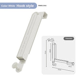Door Behind Hooks Storage Wall Hanging Bag Clothes Hanger Hook Punch-free Hanger Bedroom Organizer Bathroom Kitchen Accessory