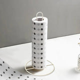 Stainless steel paper towel holder, durable and versatile wrap paper storage rack for kitchen, bathroom and living room