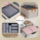 1-5PCS Large Compression Bag Quilt Clothes Closet Cabinet Organizer Storagepouch Ultra Space Saving Self Compression Organizer