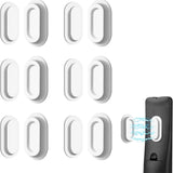 6 Pack Magnetic Remote Control Holder Wall Mount Soft Silicone Remote Control Caddy with Strong Adhesive Remote Holder