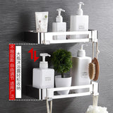 1/2 Layers Corner Shower Shelf Bathroom Shampoo Shower Shelf Holder 304 Stainless Steel Punch Free Kitchen Tripod Corner Stand
