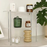 2026 New Ins Perfume Cosmetics Acrylic Storage Rack Water Cup Hand-made Bathroom Storage Desktop Storage Display Stand