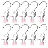10/20/30PCS Stainless Steel Clothespins Laundry Clothes Pegs Hook Portable Hanging Clothes Clip Pants Socks Storage Clip