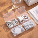 1Set Desk Storage Data Cable Storage Box Cable Organizer Bag Power Charging Cable Management Jewelry Practical Storage New