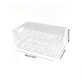 Large Capacity Spice Rack Transparent Divided Cosmetic Food Storage Box Countertop Spice Shelf Kitchen Pantry Cabinet Organizer