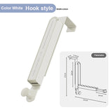 Door Behind Hooks Storage Wall Hanging Bag Clothes Hanger Hook Punch-free Hanger Bedroom Organizer Bathroom Kitchen Accessory