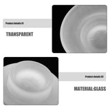 Frosted Glass Soap Dish Round clear Bathroom Replacement Soap Holder Bathroom Vanities Soaps holder multiuse Kitchen Sinks rack