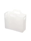 1-Piece Plastic Cleaning Supplies Storage Box - Multifunctional Storage Basket Suitable for Kitchen, Bathroom, Bedroom, Office and Dormitory - Durable Under-Sink Storage Rack for Household Items and Cleaning Essentials