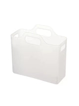 1-Piece Plastic Cleaning Supplies Storage Box - Multifunctional Storage Basket Suitable for Kitchen, Bathroom, Bedroom, Office and Dormitory - Durable Under-Sink Storage Rack for Household Items and Cleaning Essentials