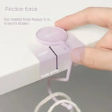 Cute Morandi Bag Hook Heavy Table Purse Bag Hook Travel Handbag Table Side Durable Bag Hanger Office Desk Organizer