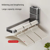 Foldable Towel Rack No Drill Suction Cup Towel Holder for Bathroom Kitchen Sink Hand Towel Storage for Bathroom Vanity Sink