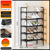 Shoe rack at the entrance of the house, multi-level indoor dormitory entrance door shoe cabinet, multi-functional storage rack