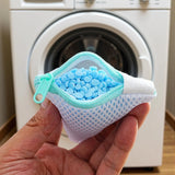 2pcs Laundry Sock & Small Item Storage Bags with Zipper Closure Laundry Bag with Corner Design,Compatible with Laundry Detergent
