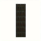 24 compartments shoe storage bag, door hanging storage bag, suitable for bedrooms, living rooms, dormitories, shoe storage bag