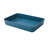 2547 Drawer separated storage box kitchen tableware small box rectangular plastic desktop cosmetics storage