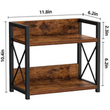 Spice Rack Ironwood Kitchen Countertop Seasoning Storage, Sturdy Durable Easy Organize for Coffee Cosmetics Bathroom
