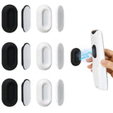 6 Pack Magnetic Remote Control Holder Wall Mount Soft Silicone Remote Control Caddy with Strong Adhesive Remote Holder
