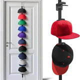 Over Door Baseball Cap Rack Holding Up To 10 Hats Space-saving Closet Hat Collections Display Organizer Home Storage Accessories