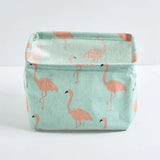 1pc Cotton Linen Fabric Waterproof Desktop Sundries Basket Storage Box Cosmetic Toy Organizer Underwear Socks Clothes Storagebag