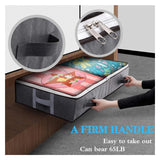 New Non-woven Underbed Quilt Storage Bag Organizer Wardrobe Clothes Dust Moisture-proof Finishing Bag Foldable Storage Box
