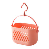 Plastic Hanging Basket Storage Bin Hanging Shower Caddy Organizer Basket with Hook for Pantry Bathroom Dorm Room