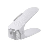 10Pcs Shoe Stacker Adjustable Shoe Slots Organizer Shoes Slots Space Saver Double Deck Rack Holder For Closet Organization Hot