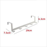 Household Convenience Storage Tools Hook Behind The Door Punch-free Wrought Iron Bag Hook Load-bearing Sundries Storage Rack