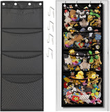 Over Door Hanging Storage Bag for Stuffed Animals & Baby Toys, Hammock Toy Organizer Net, Space-Saving Storage Solution