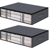 Under bed Storage Bag For Portable Foldable Quilt Bags Wardrobe Clothes Organizer Storage Box Dustproof Organizer Large Capacity