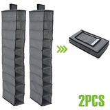 10 Layer Shoe Box Storage Hanging Bag Non-Woven Fabric Hanging Shoe Shelves Collapsible Wardrobe Storage Organizer for Shelves