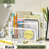 Desk Mail Organizer Small File Holders Letter Organizer Metal Mesh Document/Filing/Folders/Paper Organizer for Desktop