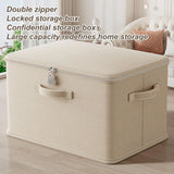 Lockable Storage Box Jeans Clothes Organizer Pants Sweater Storage Cabinets Drawers Organizer Washable Shelf Baskets for Blanket
