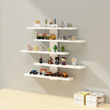 Lightweight Wall-Mounted 5-Tier Display Shelf for Building Block Figures - Large Capacity, Easy Install Blind Box Organizer Rack