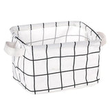1pc Cotton Linen Fabric Waterproof Desktop Sundries Basket Storage Box Cosmetic Toy Organizer Underwear Socks Clothes Storagebag
