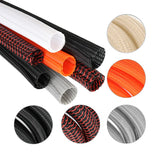 Self-Closed Braided Sleeve 5 8 10 13 16 19 25 32mm PET Insulated Wrap Cable Casing for Computer TV Wire Protect Line Wrap Cover