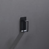 1 Piece Stainless Steel Toothbrush Wash Cup Holder, Home Perforation-Free, Wall-Mounted, Bathroom Shelf Storage Rack