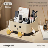 UFORU Multi Grid Desktop Storage Organizer, Compartment Sorting Box for Stationery, Office Dorm Desktop Finishing Tool