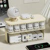 Transparent Desktop Cable Organizer Box with Lid Cord & Charger Storage Solution,No Power Needed,Compact Design for Home Storage