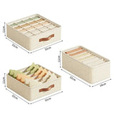 Underwear Sock Bra Storage Box Wardrobe Organizer Cabinet Drawer Dividers for Small Spaces Closet Storage Solution