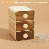 Transparent Drawer Organizer with Aromatherapy Handle – Stackable Divided Box for Socks, Underwear, and Lingerie Storage