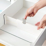 Drawer Divider Expandable Adjustable Separators Drawer Organizer Closet Clothes Office Kitchen Drawer Partition Holder