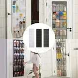 24 compartments shoe storage bag, door hanging storage bag, suitable for bedrooms, living rooms, dormitories, shoe storage bag