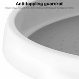1 PC 2-layer 360-degree rotating spice storage rack non-slip turntable storage tray cosmetic storage box for space saving