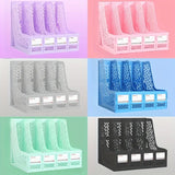 1 pcs, thickened file rack, file frame, quadruple file seat, simple data basket, shelf, file basket, office use, student use