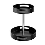 360° Rotating Kitchen Spice Rack Carbon Steel Lazy Susan Turntable Organizer for Pantry Cabinet Countertop
