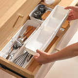 Drawer Organizer Box Home Retractable Sorting Kitchen Compartments Underwear Desktop Cutlery Storage Box Classification Sock Box