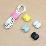 5/10/15/20pcs Multi-Functional Soft Plastic Anti-Tangle Cable Organizer Clips Suitable for Charging Cords and Earphone Wires